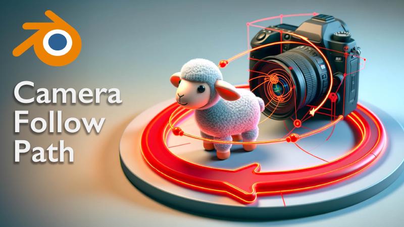 Camera Follow a Path in Blender Video Tutorial
