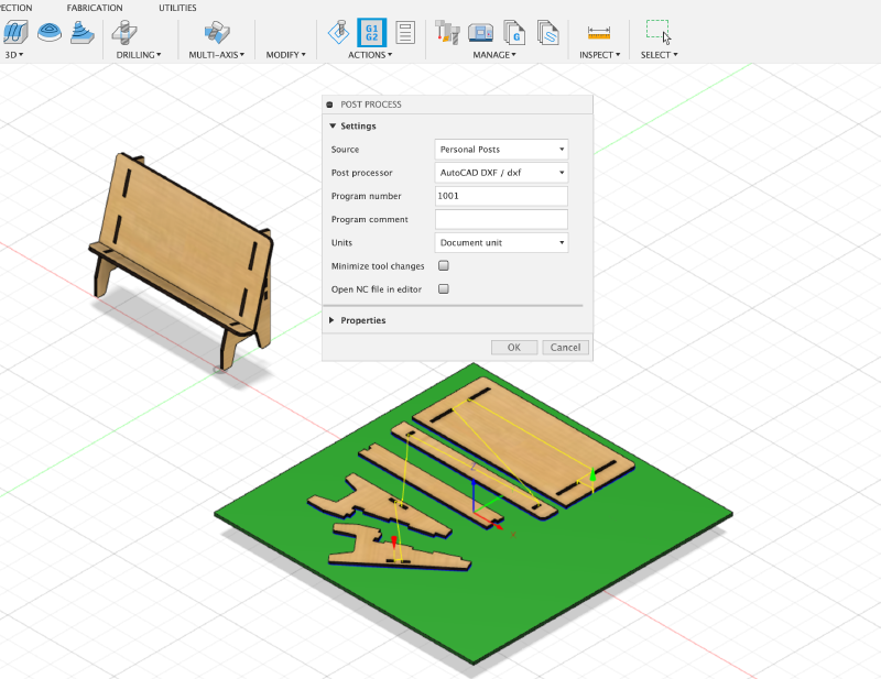 Laser Cut Stand Post Process
