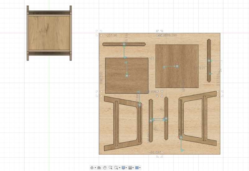End Table Parts Flat Screenshot