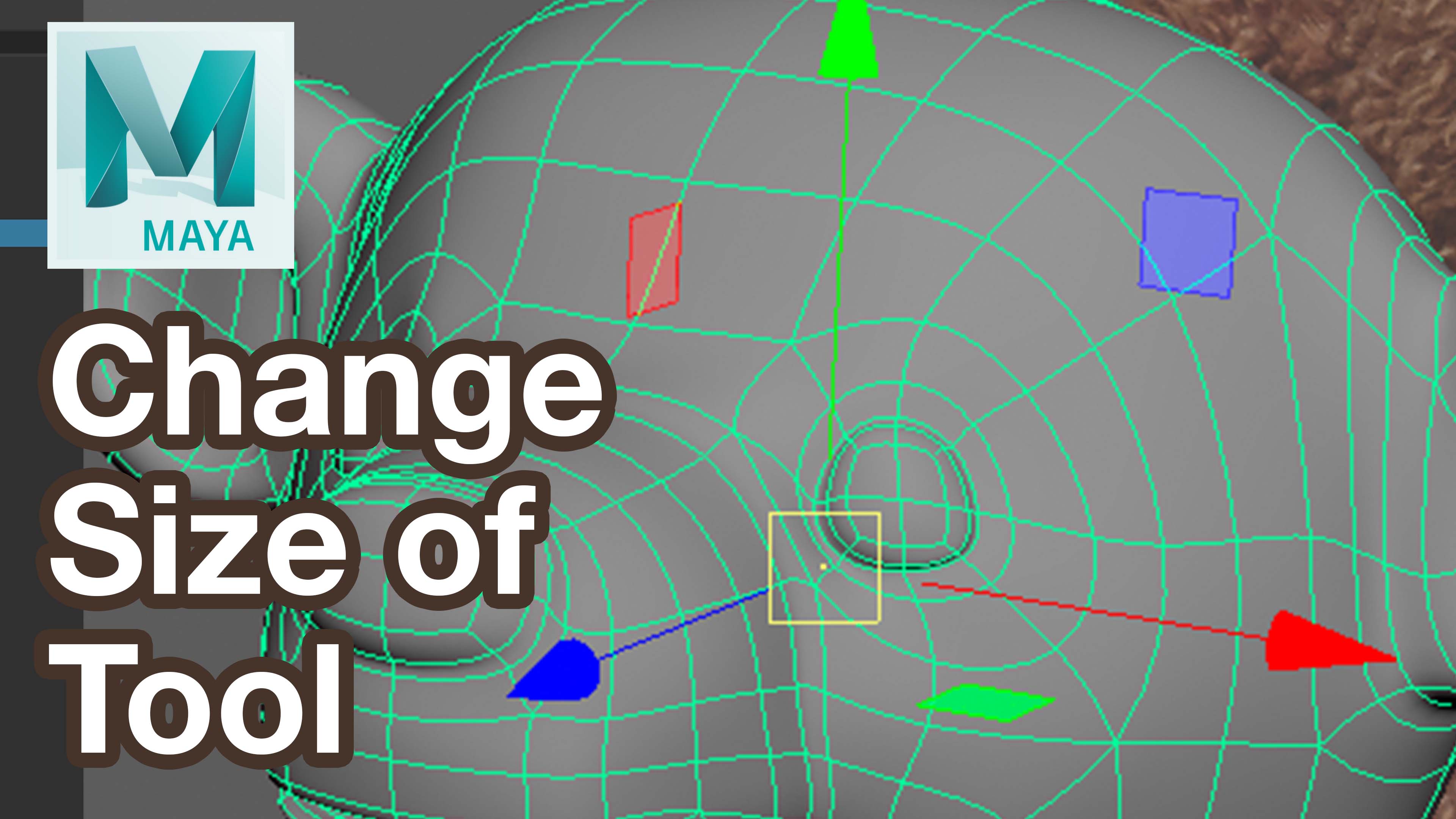 Change the size of cursor in Maya