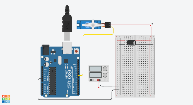 Servo Motor Sweep Wiring