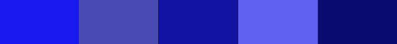 Monochromatic Blue Color Harmony