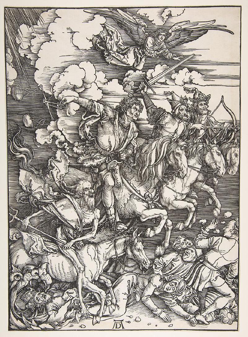 Albrecht-Dürer The Four Horsemen from The Apocalypse