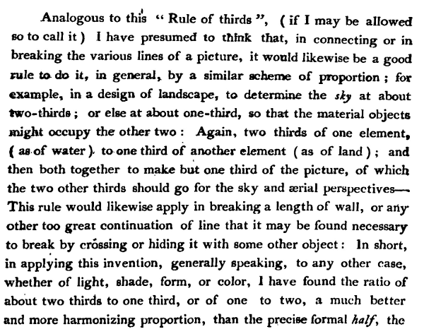 Original Rule of Thirds