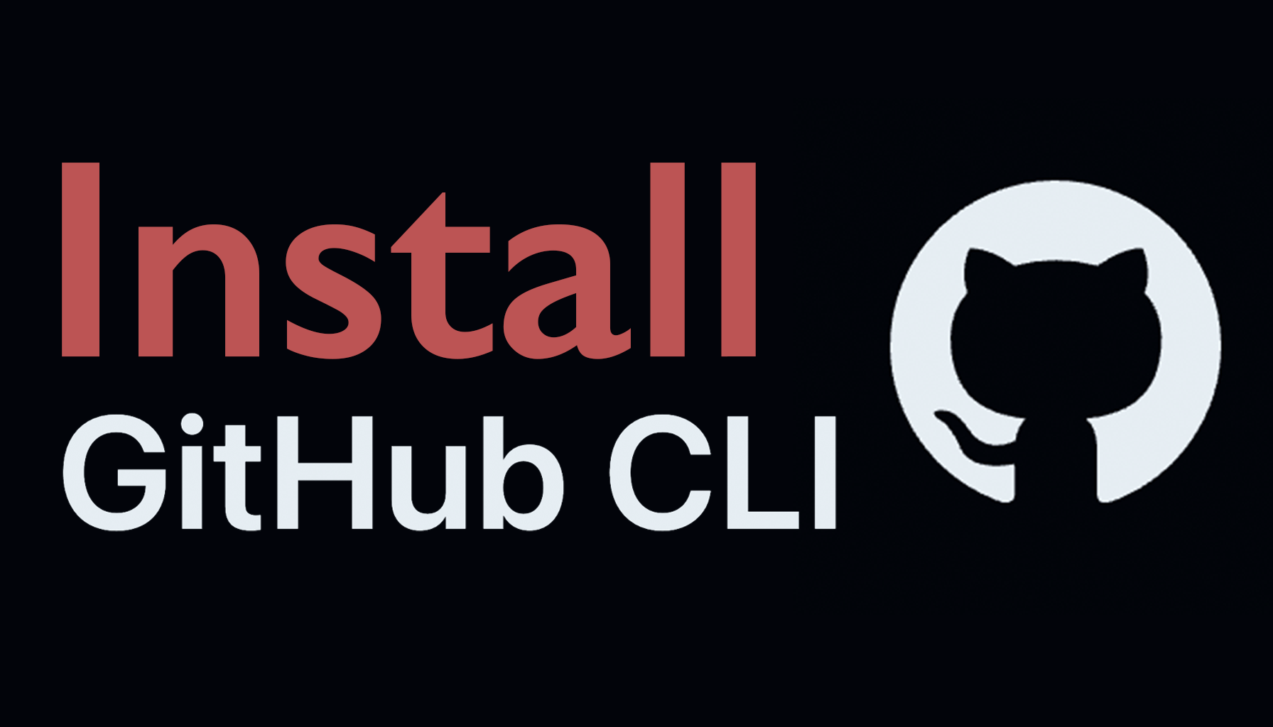 Install GitHub CLI