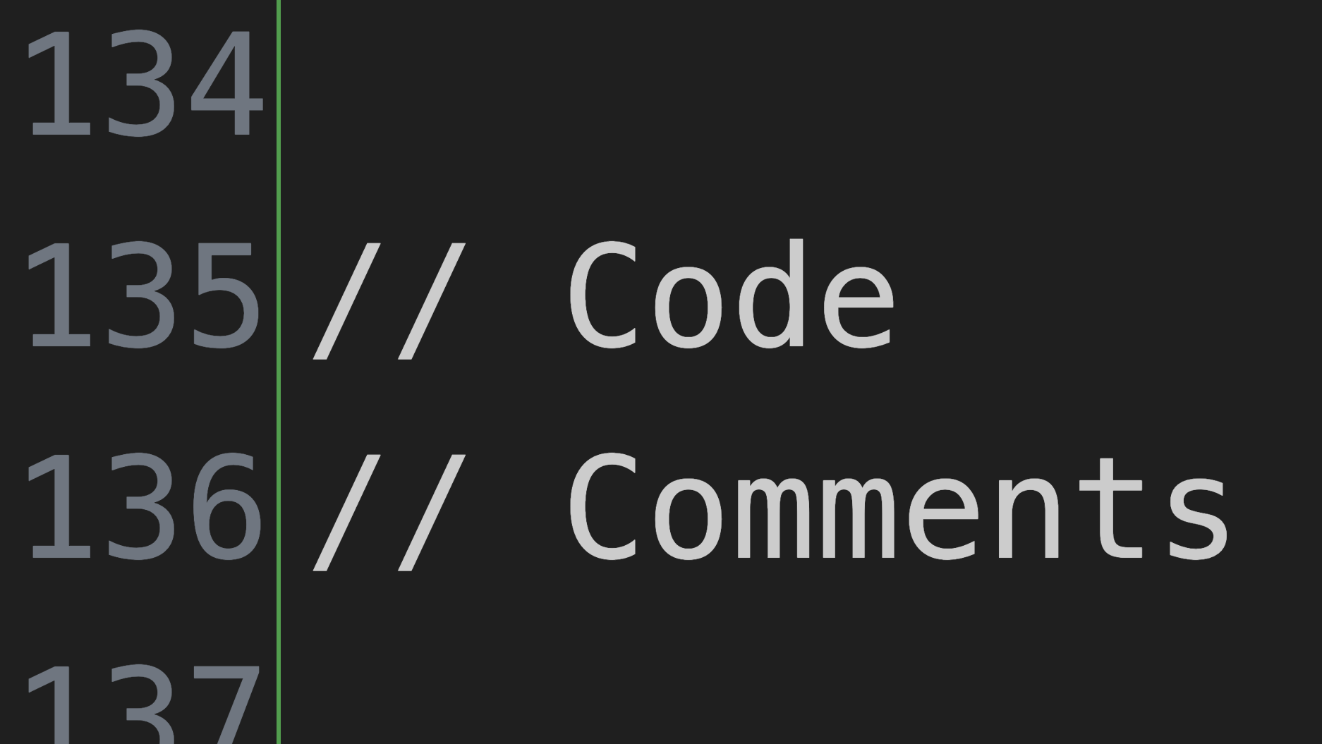 Code Comments p5.js
