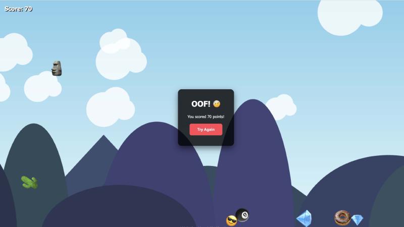 Emoji Avalanche Game