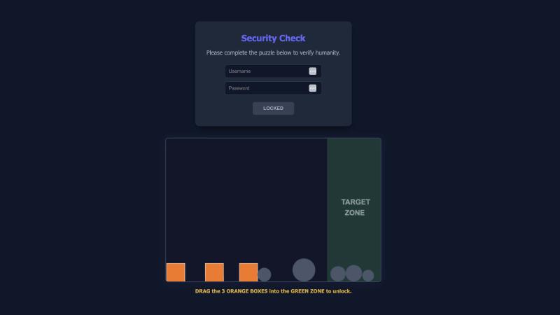 Physics Login Puzzle