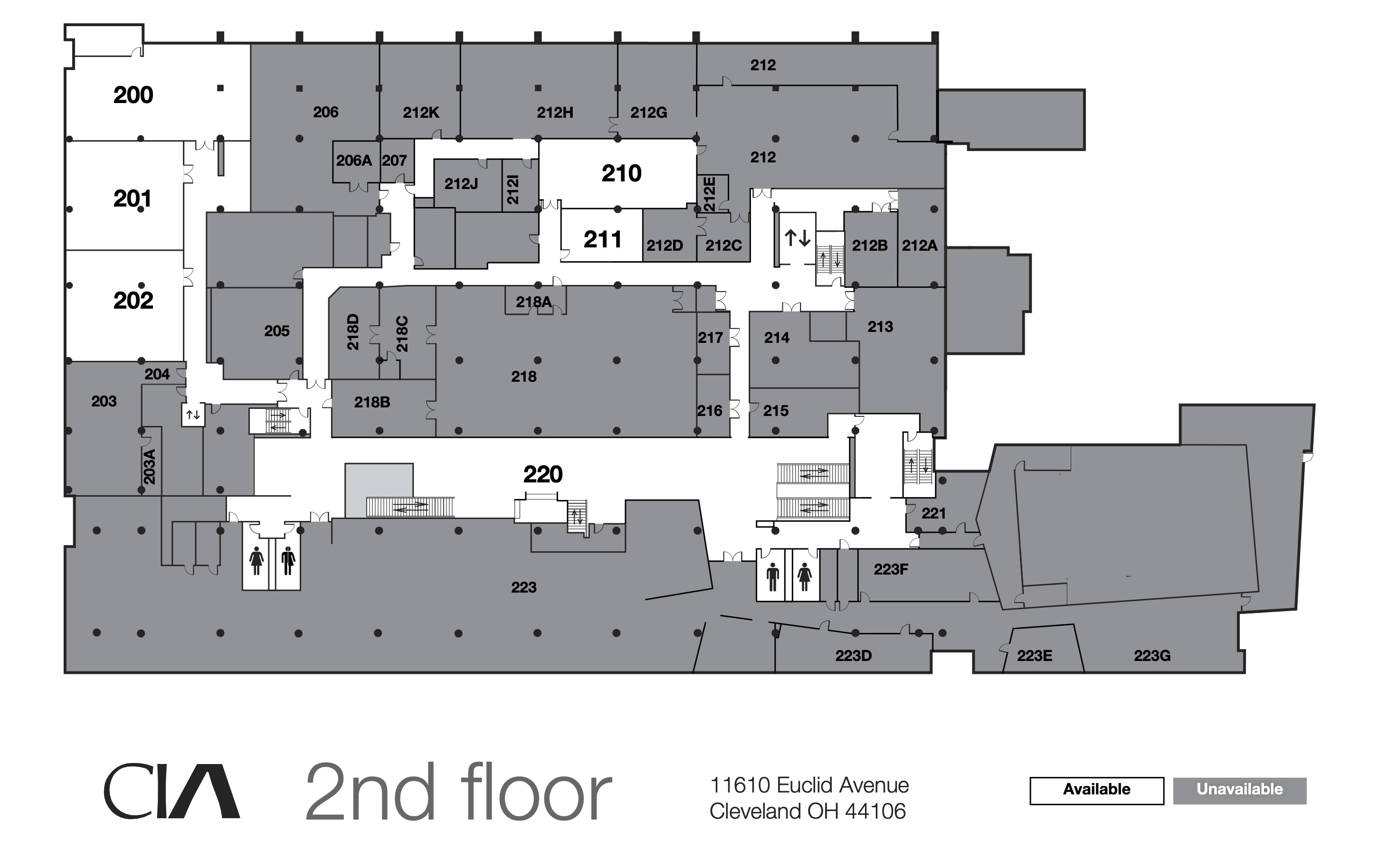 CIA 2nd Floor Plan