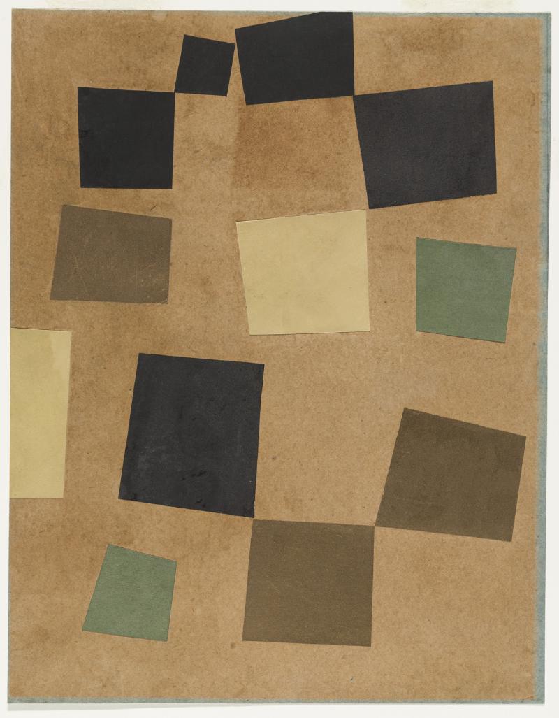 Jean Hans Arp - Squares Arranged by Chance - 1917