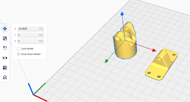 Cura Place STL files on print bed