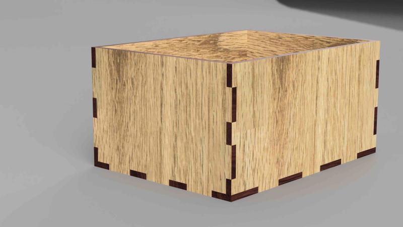 Laser Cut Finger Joints