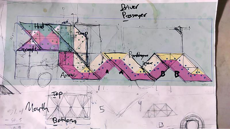 Making of Dragomi Art Car