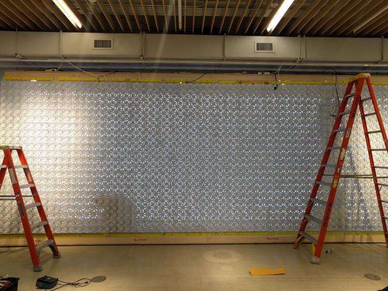 Hepp Maccoy Air Max Day Fan Wall Installation