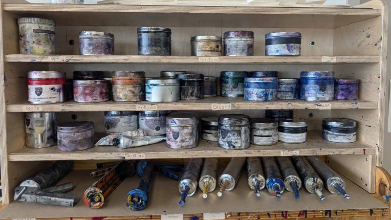 Printmaking Inks in Tubs