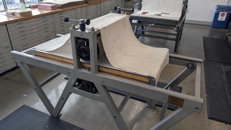 Takach Floor Model Etching Press