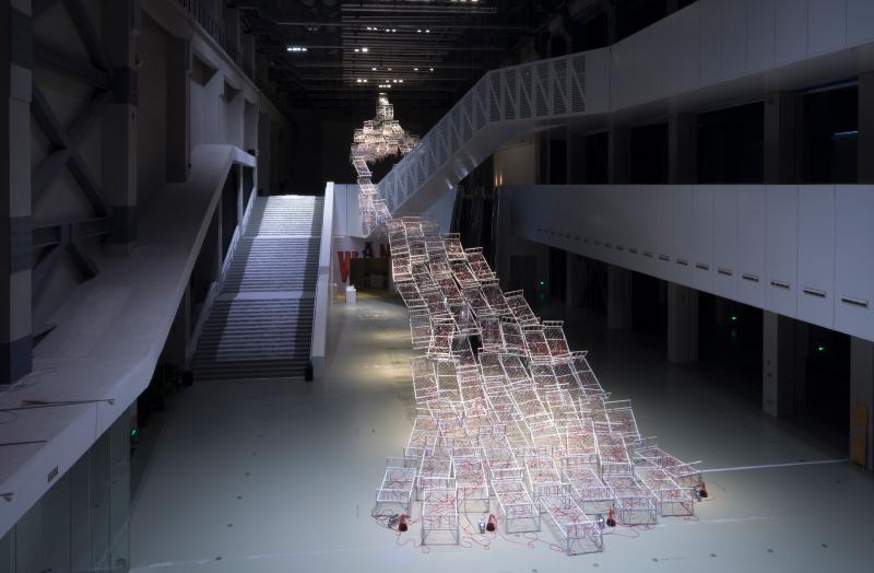 Flow of Life by Chiharu Shiota