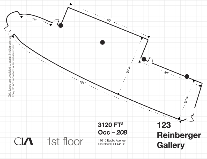 Cleveland Institute of Art Reinberger Gallery Floor Plan