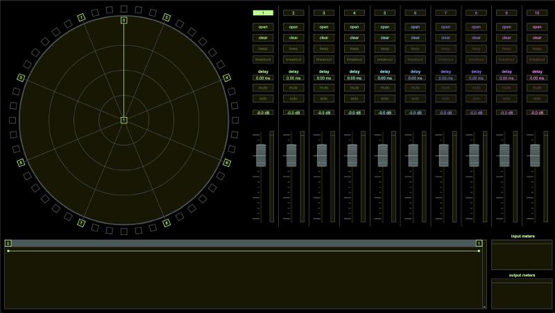 Space Control Multi Channel Audio Editing