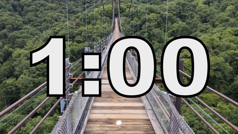 1 Minute Timer Japan Footbridge